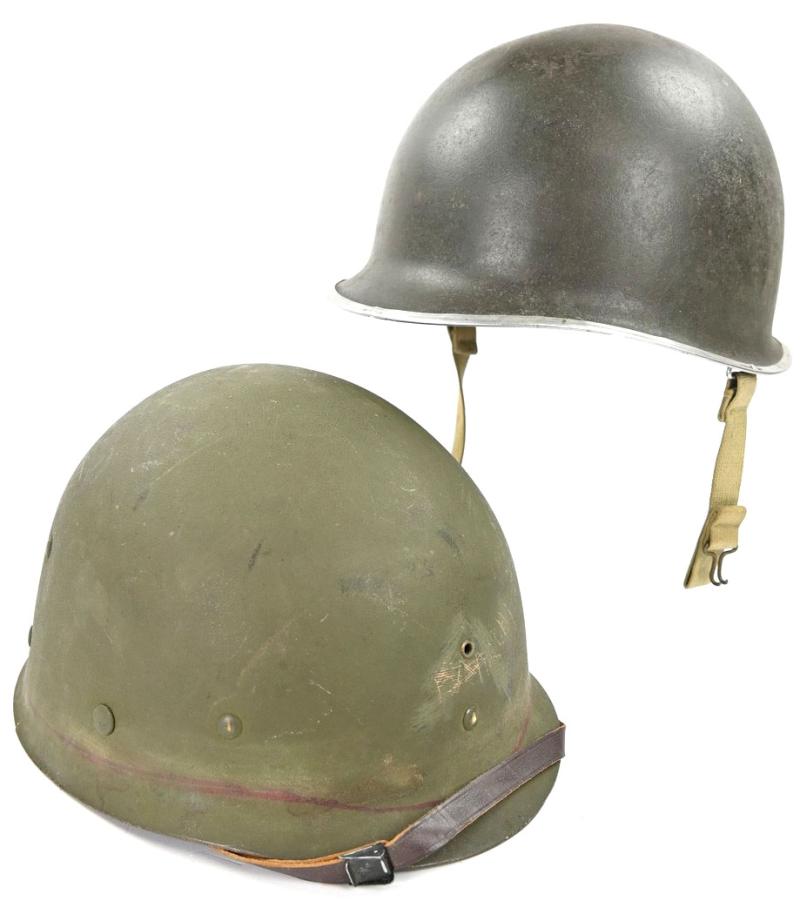 US WW2 M1 Fixed Bale Combat Helmet