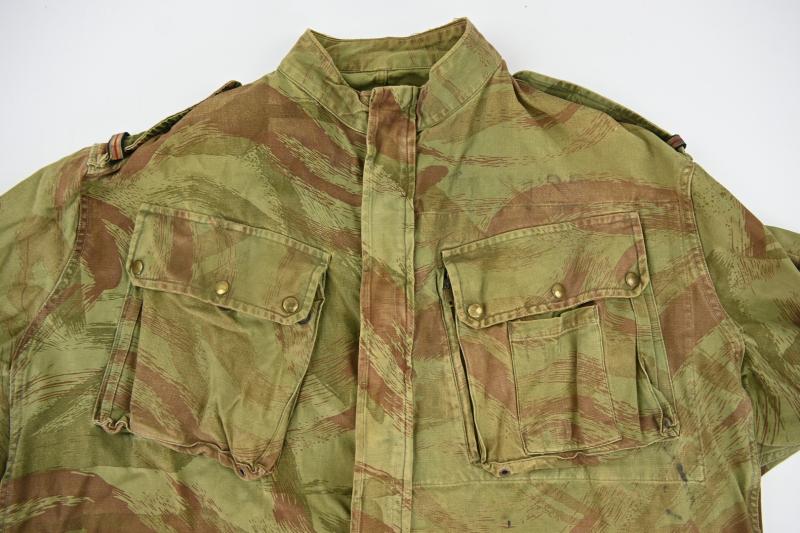 French 1950's Indochina Lizard Camouflage Tap 47/56 Airborne Jacket