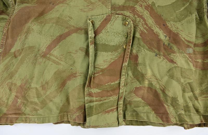 French 1950's Indochina Lizard Camouflage Tap 47/56 Airborne Jacket