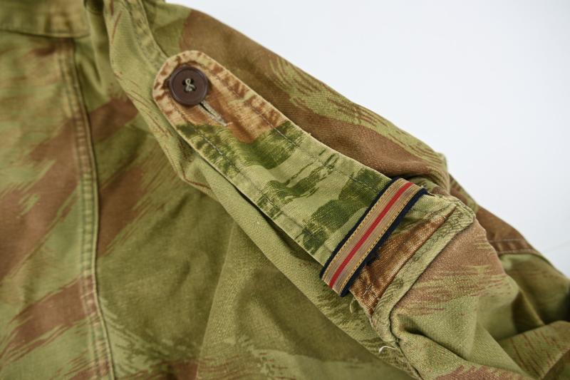 French 1950's Indochina Lizard Camouflage Tap 47/56 Airborne Jacket