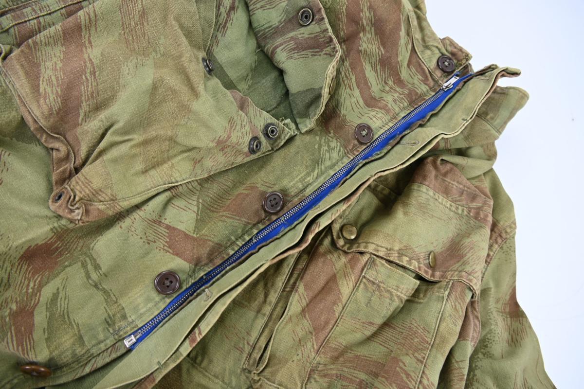 French 1950's Indochina Lizard Camouflage Tap 47/56 Airborne Jacket