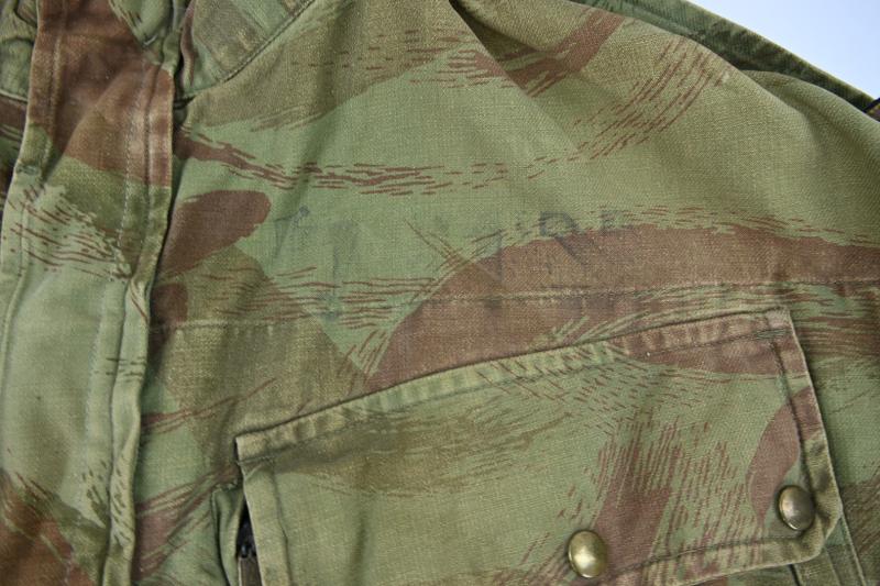 French 1950's Indochina Lizard Camouflage Tap 47/56 Airborne Jacket
