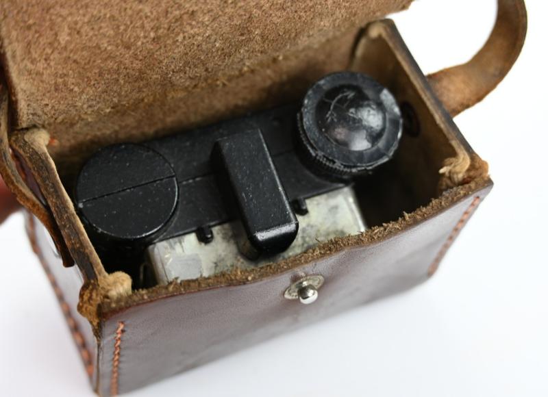 German Third Reich Period Sida Small Pocket Camera in Pouch