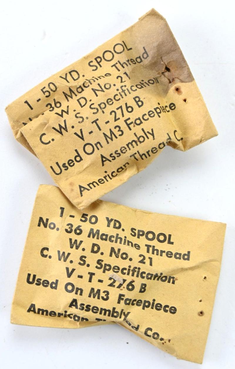 US WW2 Machine Spool with Sewing Thread