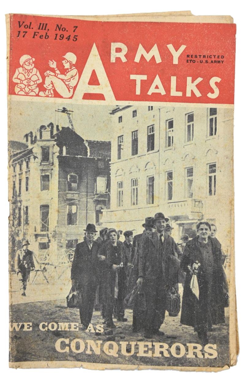 US WW2 Army Talk Booklet Feb. 17, 1945