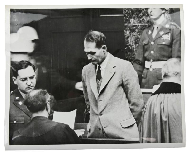 Allied Nuremberg War Trails Picture 'Rudolf Hess'
