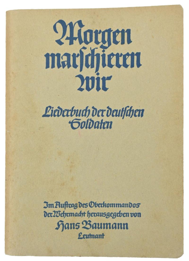 German WH Songbook 'Morgen Marschieren Wir'