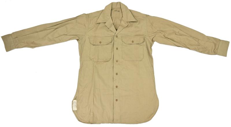 US WW2 Cotton Khaki Shirt
