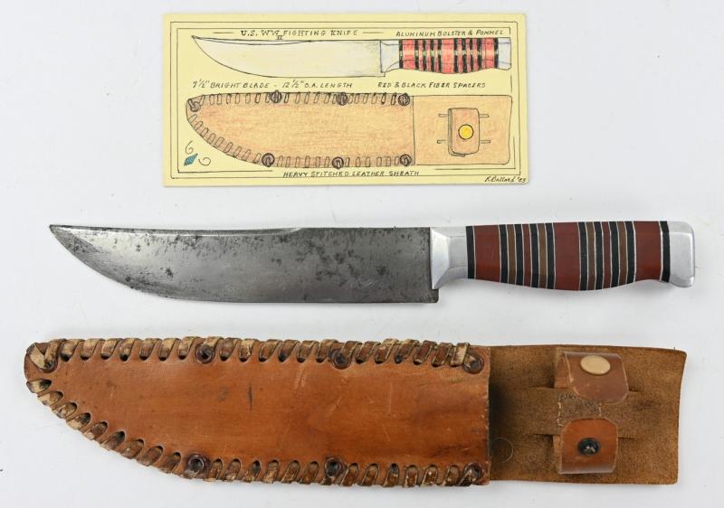 US WW2 Personal Made Fighting Knife