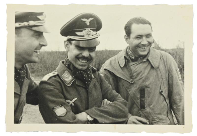 German LW Flight Ace 'Adolf Galland' Spanish Civil War Picture