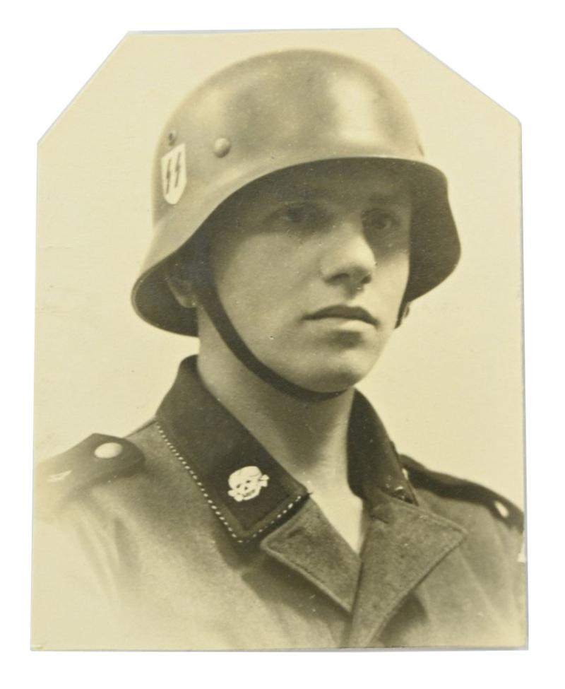 German Waffen-SS Totenkopf Portrait Picture