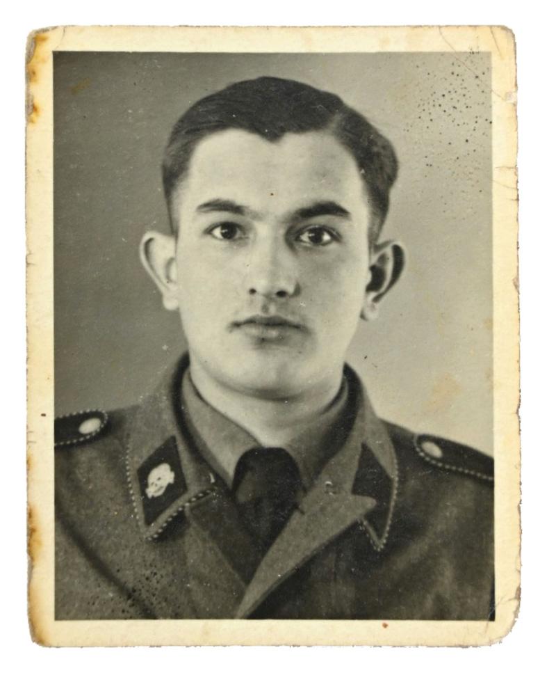 German Waffen-SS Totenkopf Portrait Picture