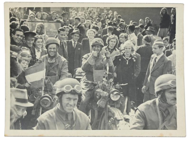 British WW2 Dispatch Riders Eindhoven Market Garden