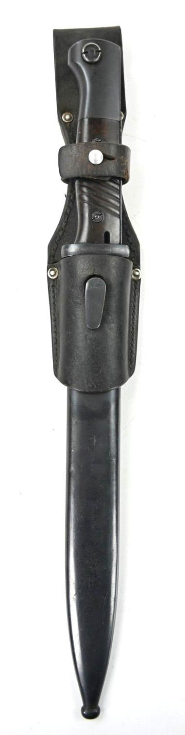 German WH K98 Mauser Bayonet with Frog
