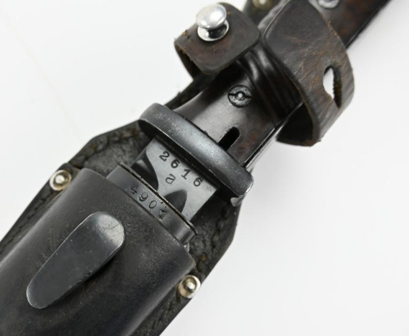 German WH K98 Mauser Bayonet with Frog