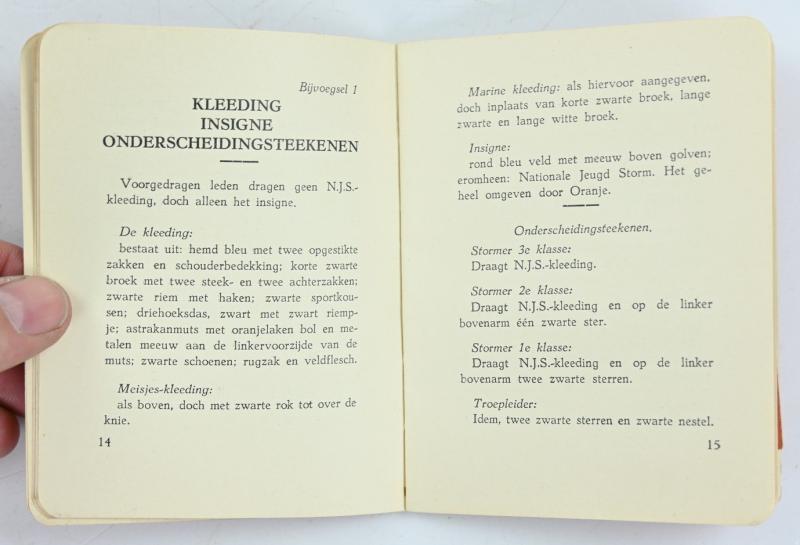 Dutch NJS 'Nationale Jeugdstorm' Pocket Booklet