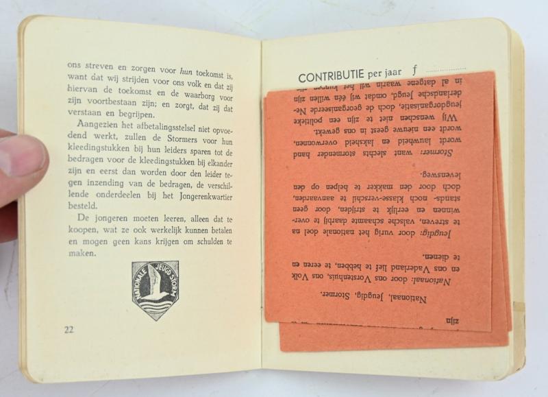 Dutch NJS 'Nationale Jeugdstorm' Pocket Booklet
