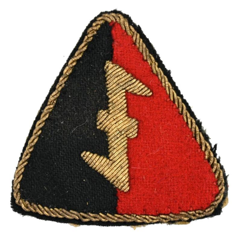 Dutch NSB-WA Officer Cap Badge