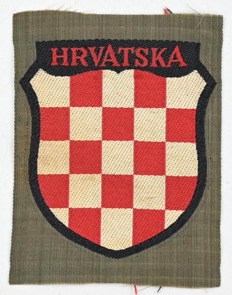 German WH 'Kroatian' Volunteer Sleeve Shield