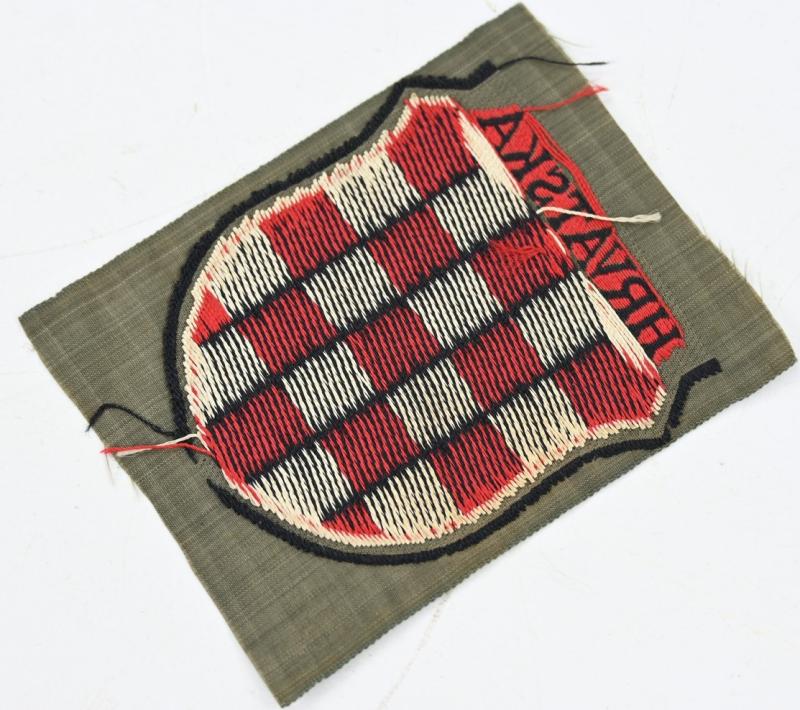 German WH 'Kroatian' Volunteer Sleeve Shield