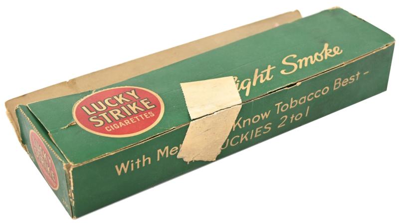 US WW2 Lucky Strike Green Carton Wrap
