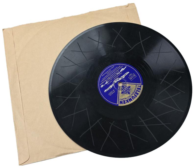 German Third Reich Era Music Record 'Wachbattalion der Luftwaffe Berlin'