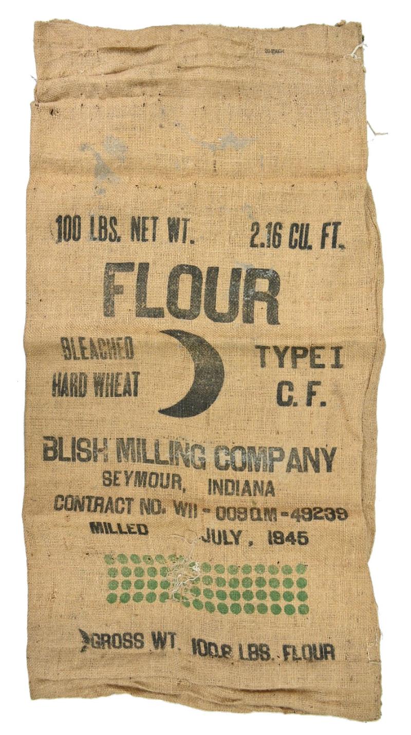 US WW2 Flour (Food) Distribution Bag
