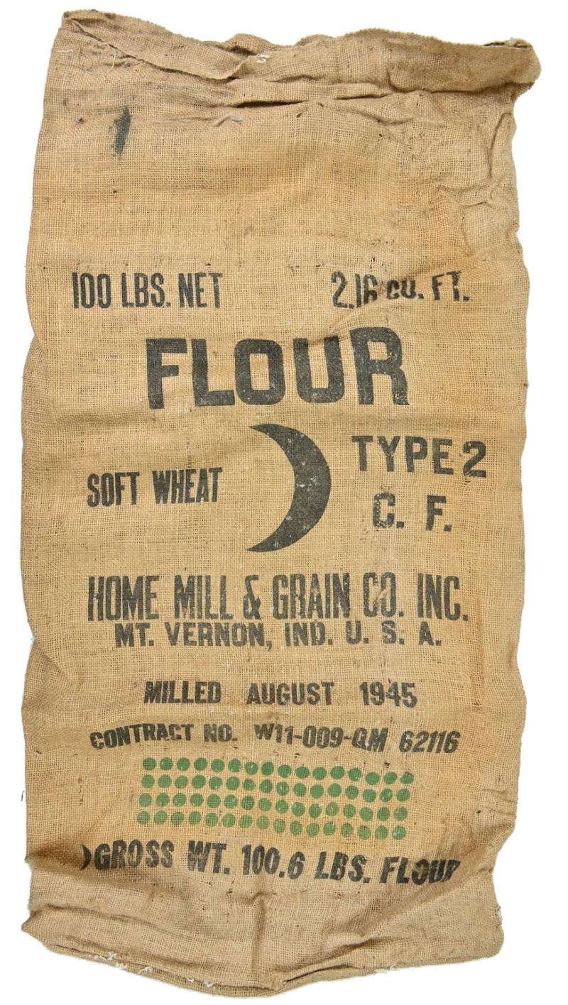 US WW2 Flour (Food) Distribution Bag