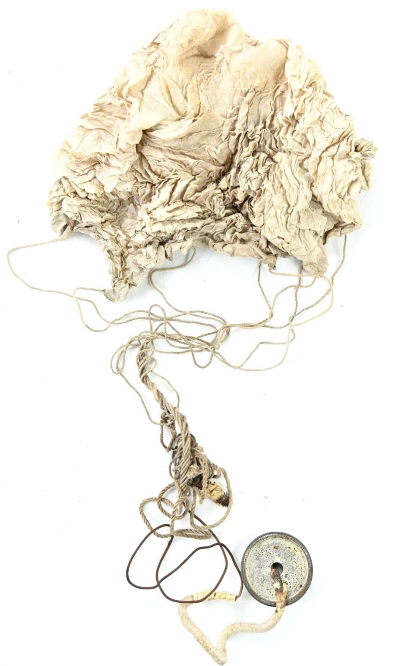 British WW2 2inch Mortar Flare Parachute