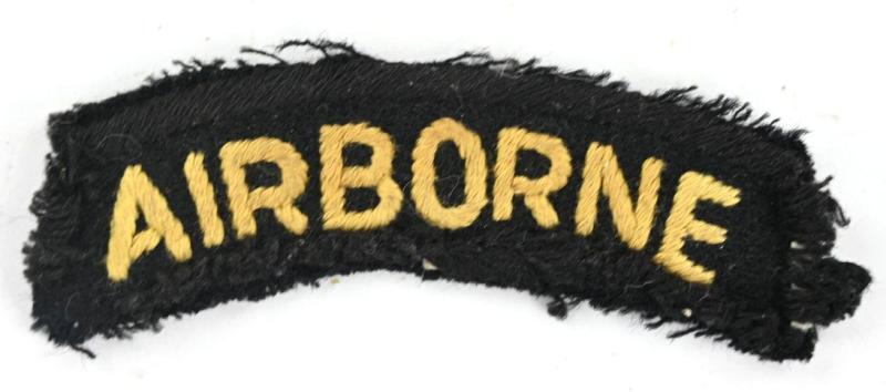 US WW2 British Made 101st Airborne Division SSI Tab