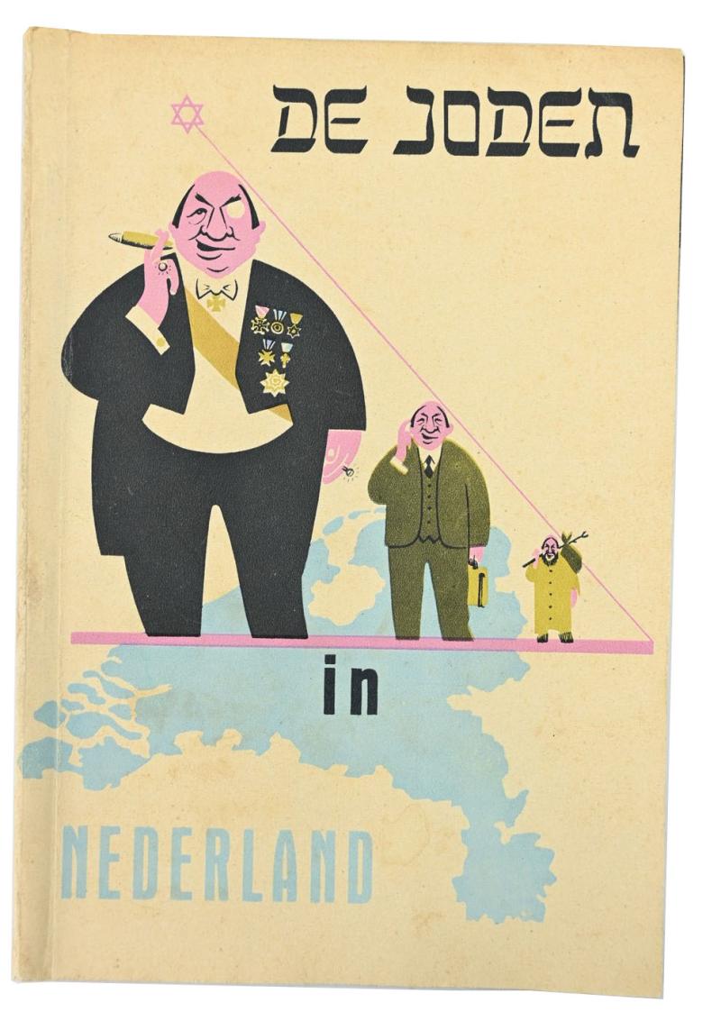 German Antisemitic  Propaganda Booklet 'De Joden in Nederland'