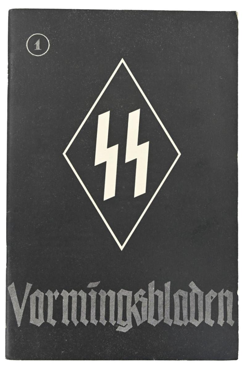 Dutch SS Booklet 'Vormingsbladen' Loumaand 1942