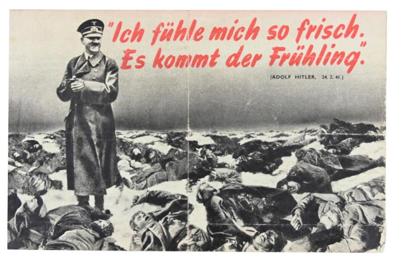 Allied WW2 Propaganda Flyer