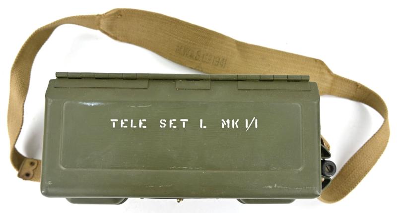 British WW2 Field Telephone Set L MK 1/1 with Carryin strap