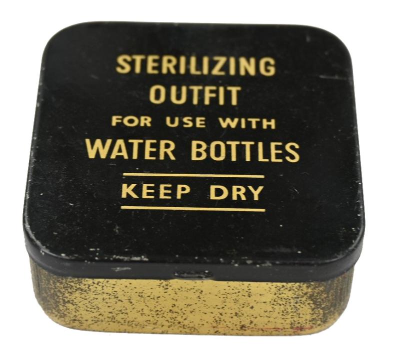 British WW2 Water Sterilizing Tin Can