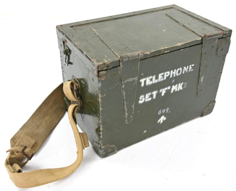 British WW2 MK2 Field Telephone Set F