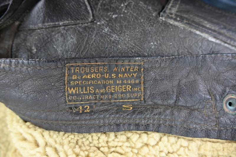 US Navy WW2 Winter Flight Trousers