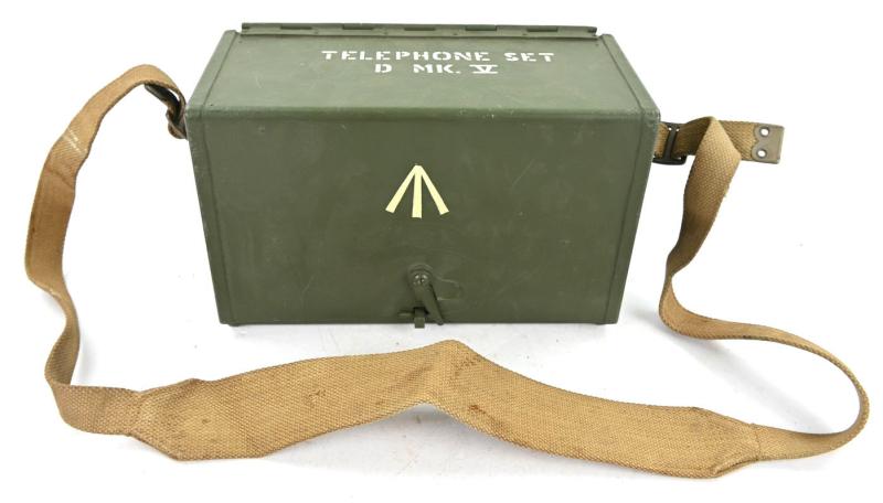 British WW2 MKV Field Telephone Set D