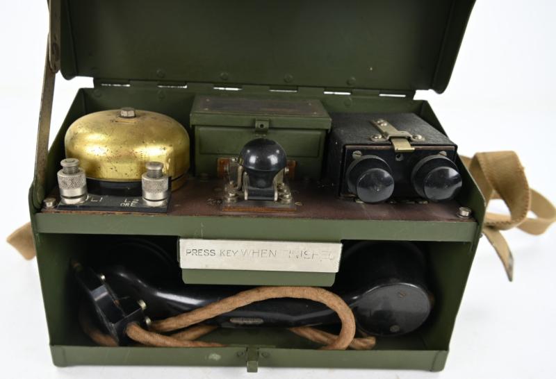 British WW2 MKV Field Telephone Set D