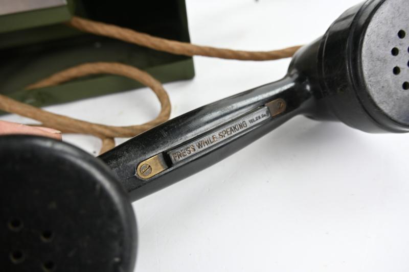 British WW2 MKV Field Telephone Set D