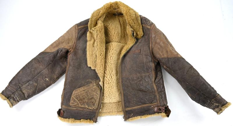 USAAF WW2 B-3 Flying Jacket 'Captain Roy F. Claytor' 100th Bomb Group