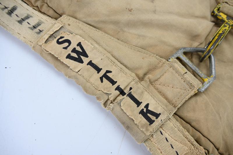 USAAF WW2 Switlik Seat Type Parachute Harness with Seat Cushion