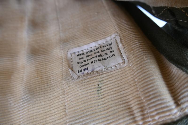 US WW2 M1 Flak Vest with M5 Aprons
