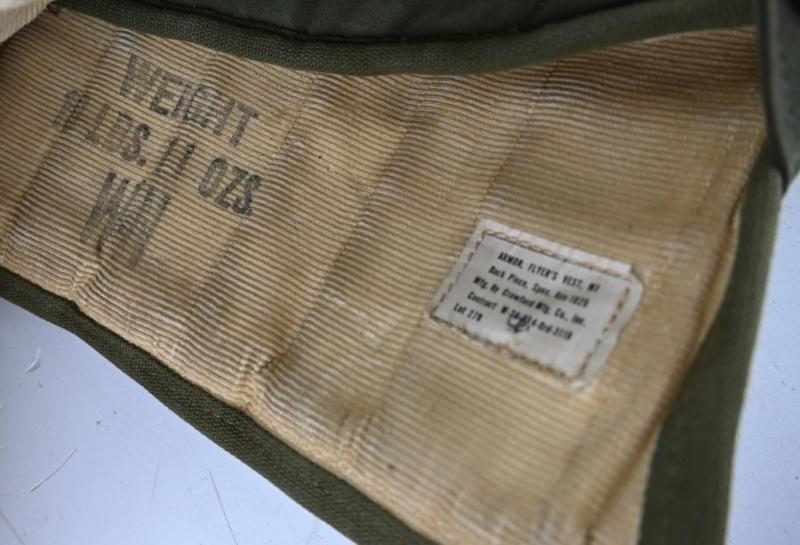 US WW2 M1 Flak Vest with M5 Aprons