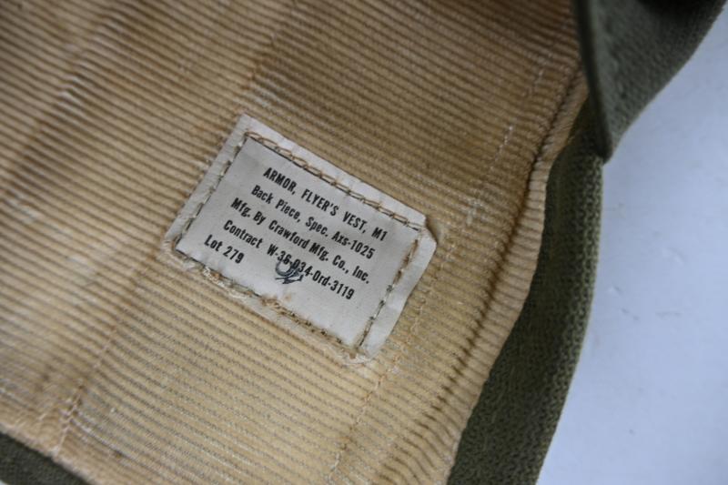 US WW2 M1 Flak Vest with M5 Aprons