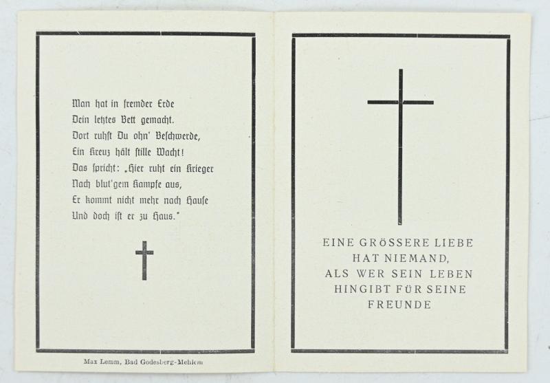 German FSJ Deathcard Holland