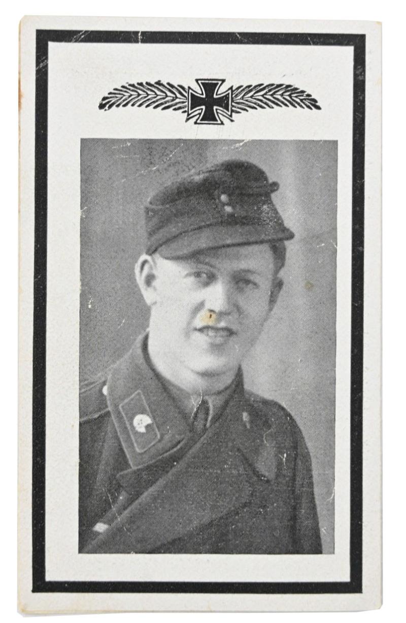 German Deathcard WH Panzerman Josef Fuchs Invasionfront