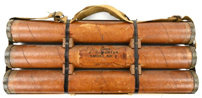 British WW2 2'' Mortar Smoke Bomb Tubes