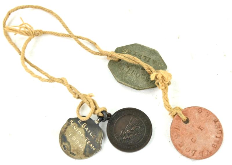 British WW2 Dog-Tag Set E. Bailey (RAMC)