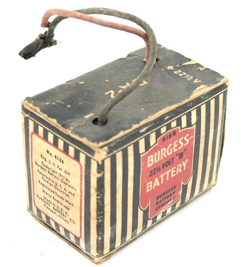 US WW2 Signal Corps Battery B High Voltage
